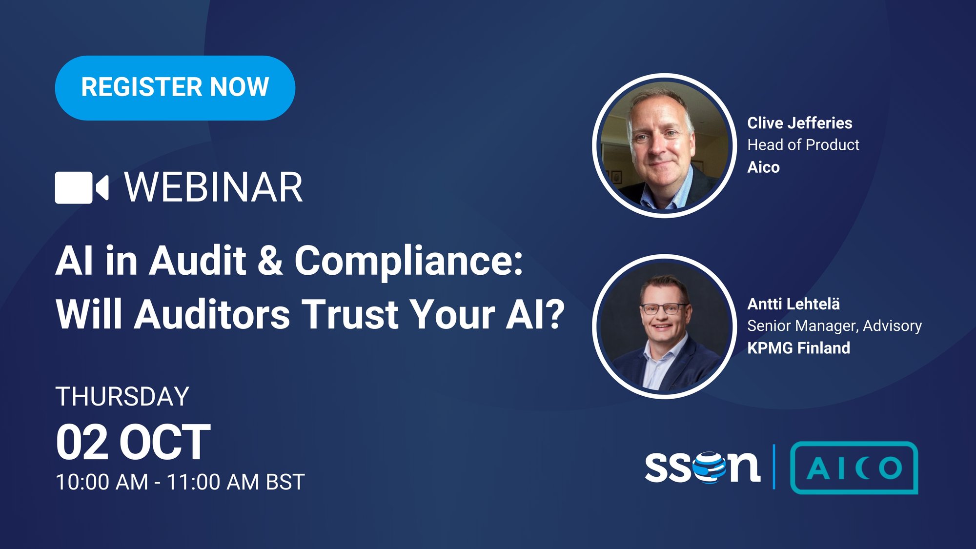 Aico x SSON October Webinar Speaker Banner