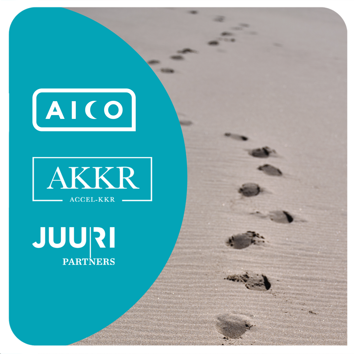 Aico Accel-KKR Juuri Partners logos